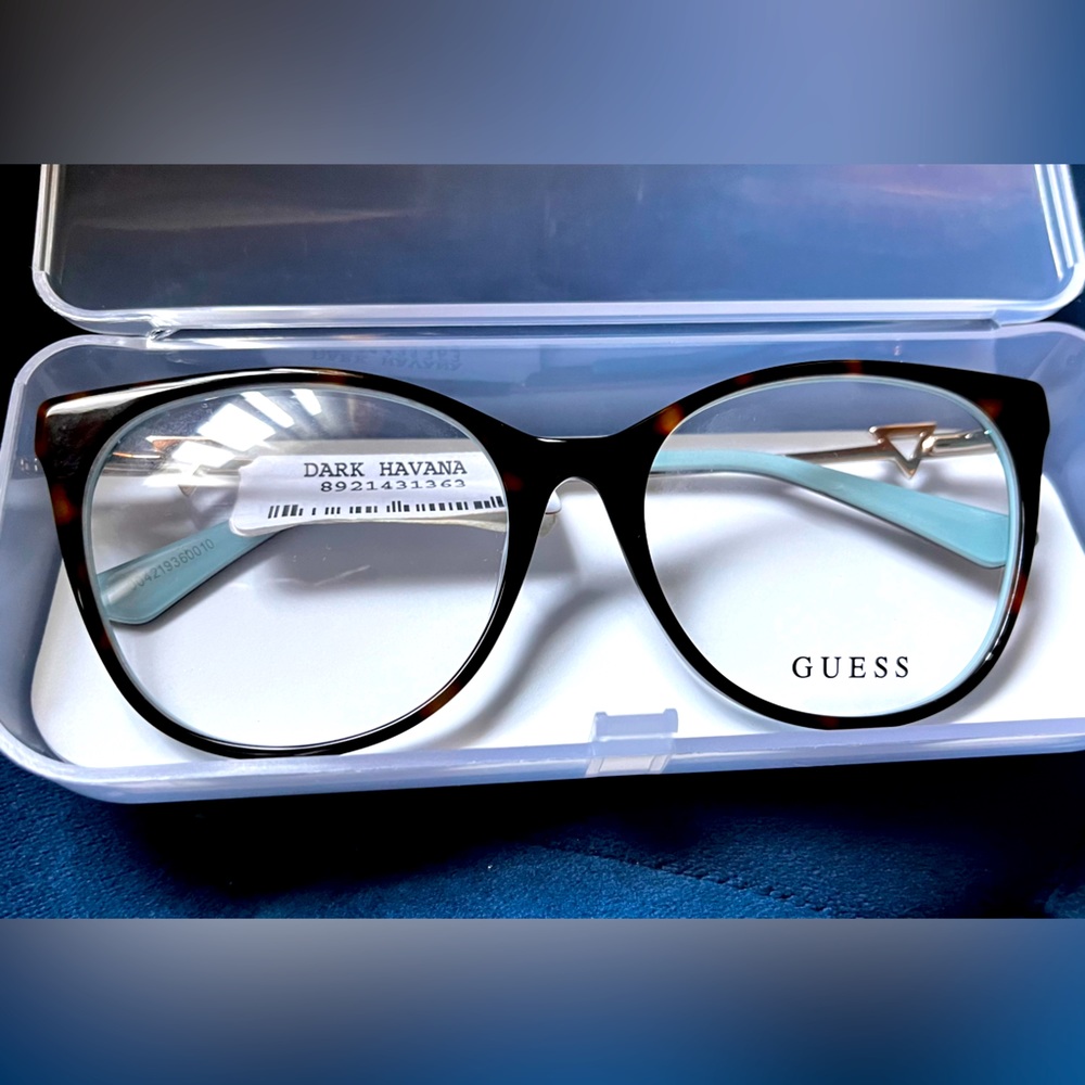 Brand new Guess glasses. Blue & Tortoise color.